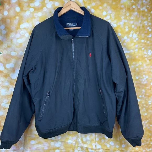 Polo Ralph Lauren Navy blue jacket Shell60% cotton size XL - Picture 15 of 16